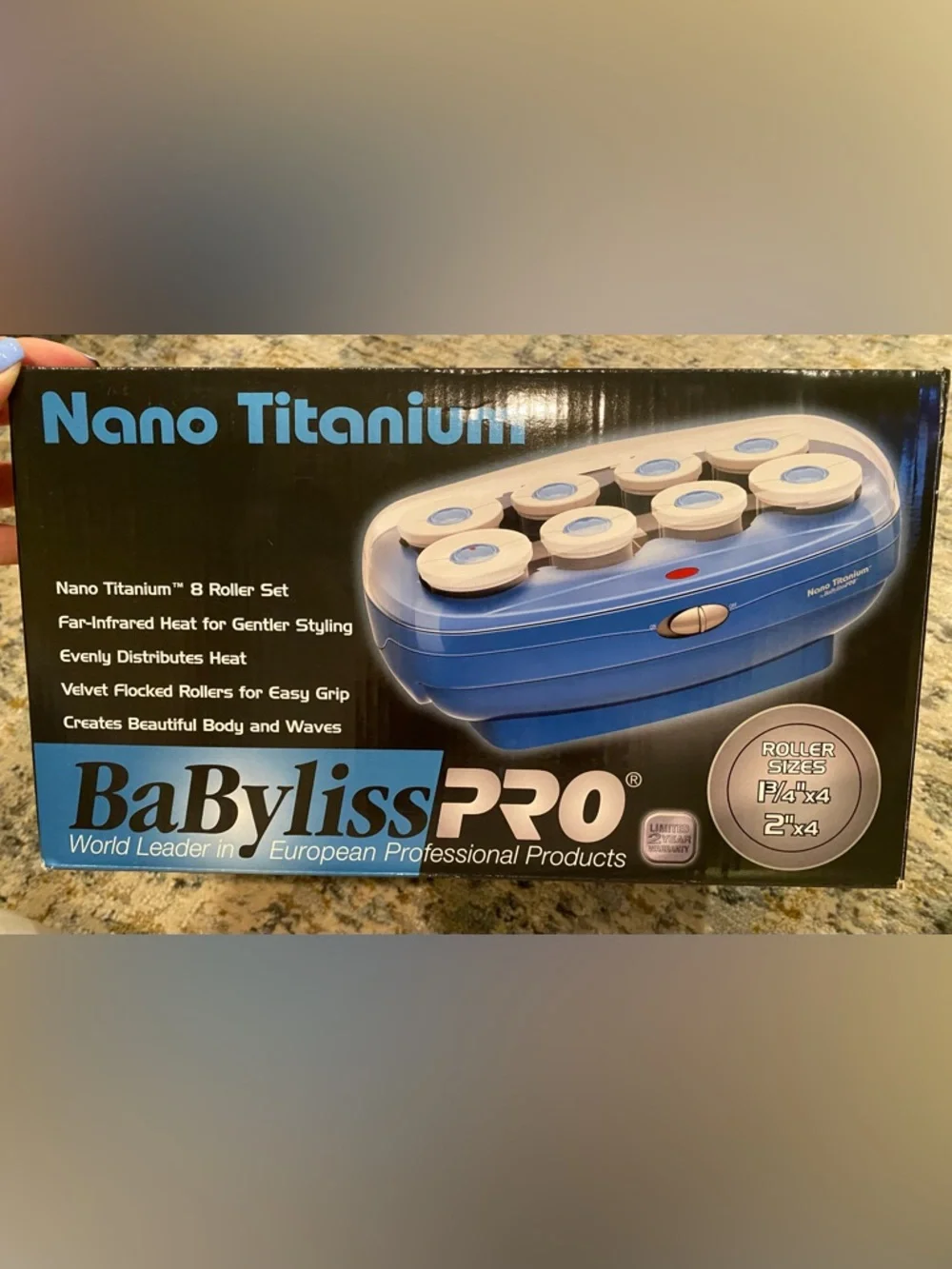 BaByliss Pro Nano Titanium Roller Hairsetter - Picture 1 of 5